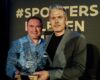 Steven Vekeman neemt sportersbelevenmeer award in ontvangst
