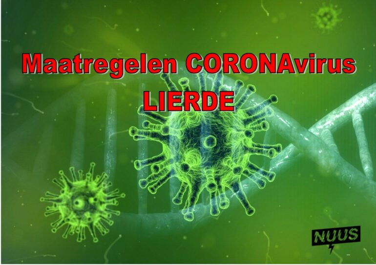 maatregelen Coronavirus - gratis mondmaskers te Lierde