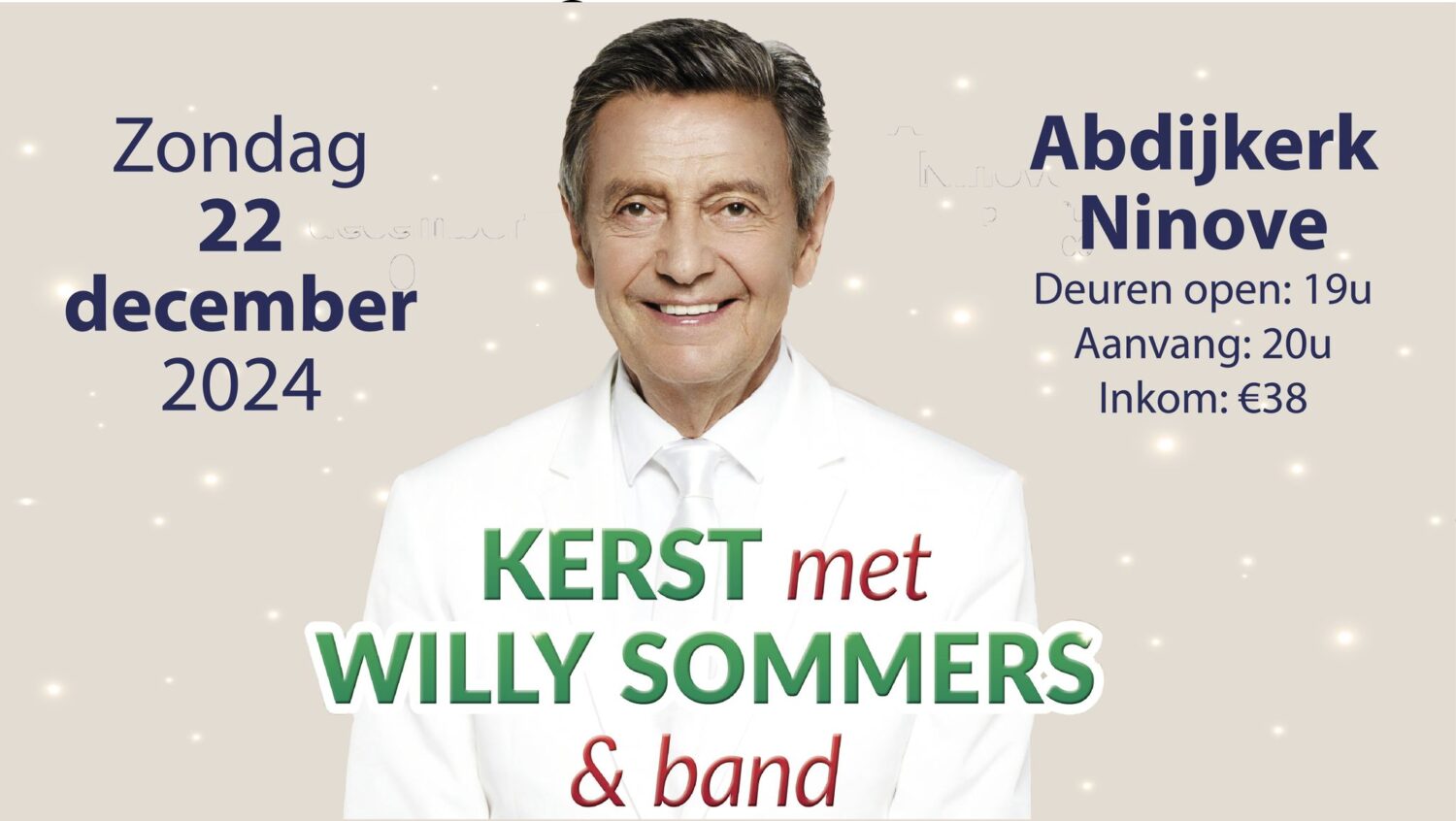 Kerst met Willy Sommers en band