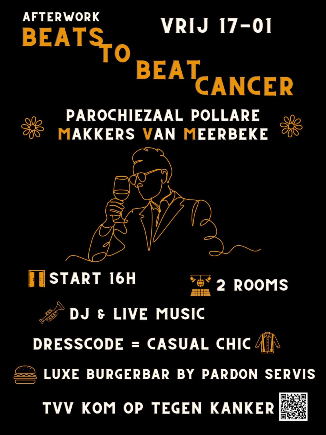 Affiche Beat to Beat Cancer