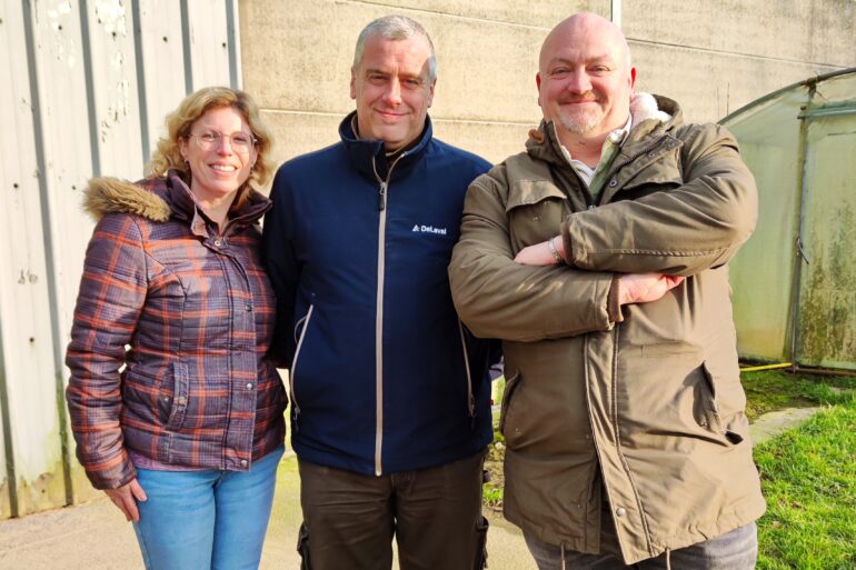 Familie De Clercq en provincieraadslid Steven Van Liedekerke